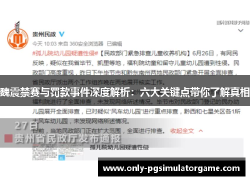 魏震禁赛与罚款事件深度解析：六大关键点带你了解真相