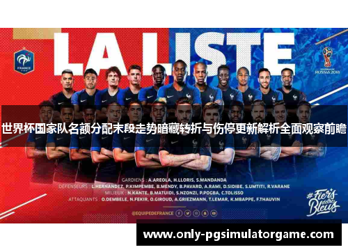 世界杯国家队名额分配末段走势暗藏转折与伤停更新解析全面观察前瞻 世界杯国家队名额分配末段走势暗藏转折与伤停更新解析全面观察前瞻